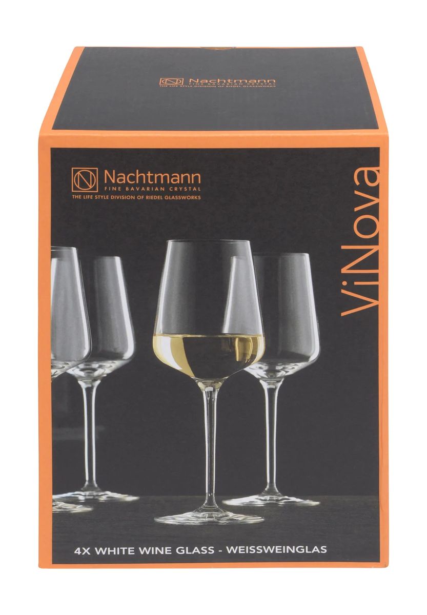 Nachtmann Weißweingläser "ViNova", 4er-Set, robust, langlebig, transparent