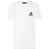 Klassisches Baumwoll-T-Shirt mit Rundhalsausschnitt und Grafik