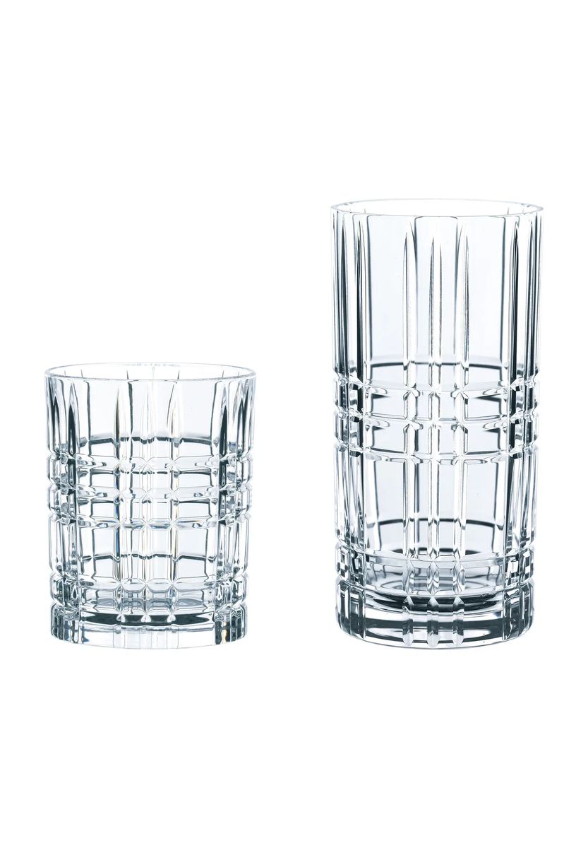 Nachtmann Becherset "Square", 12-teilig, transparent