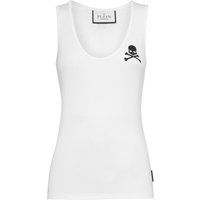 Verzierstes Totenkopf-Tanktop