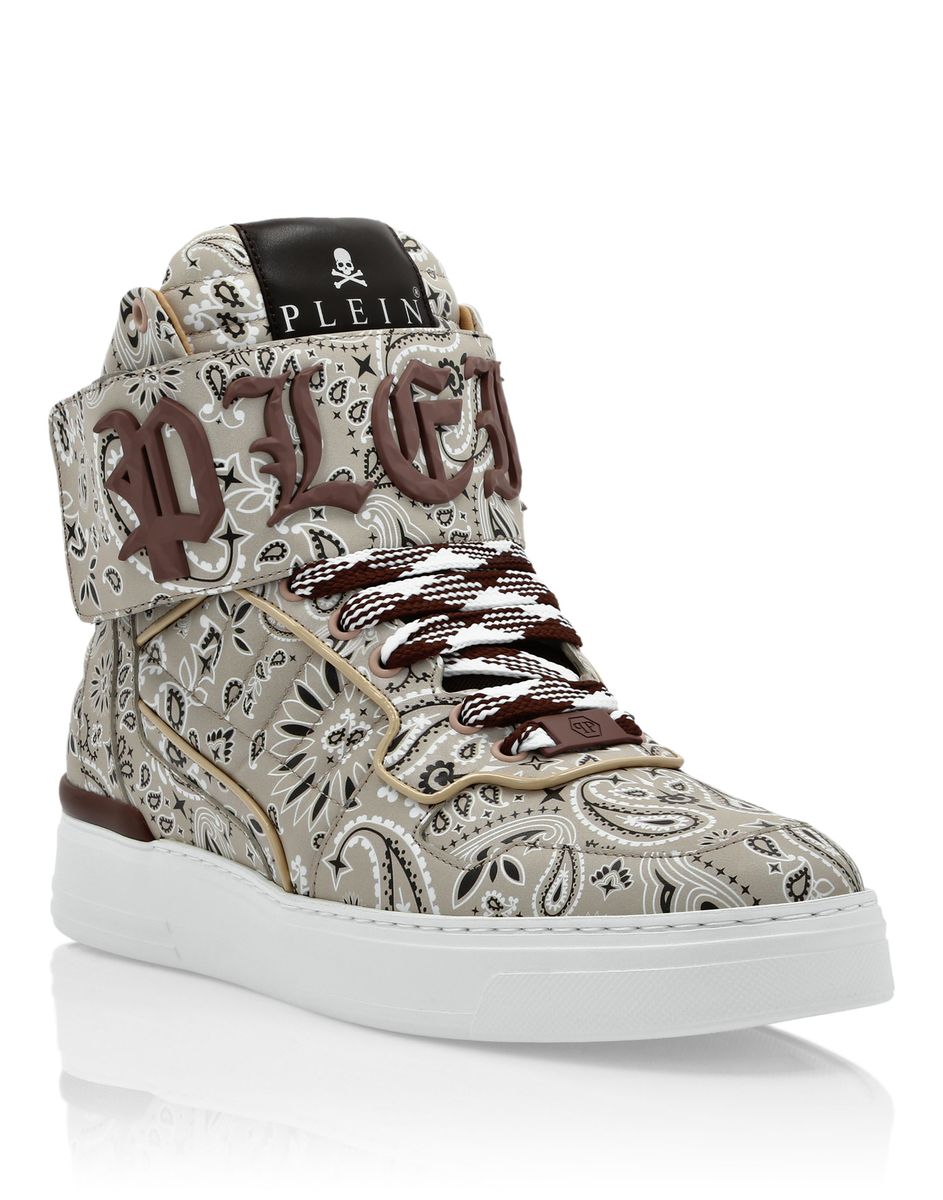 Paisley High-Top Mode-Sneaker