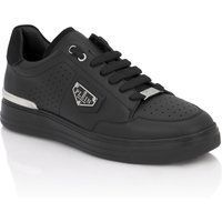 Elegante schwarze Low-Top-Sneakers