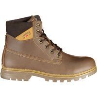 Herren braune Schnür-Arbeitsstiefel