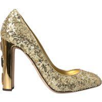 Goldene Pailletten High Heel Pumps