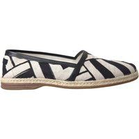 Gestreifter Canvas Espadrille Slipper
