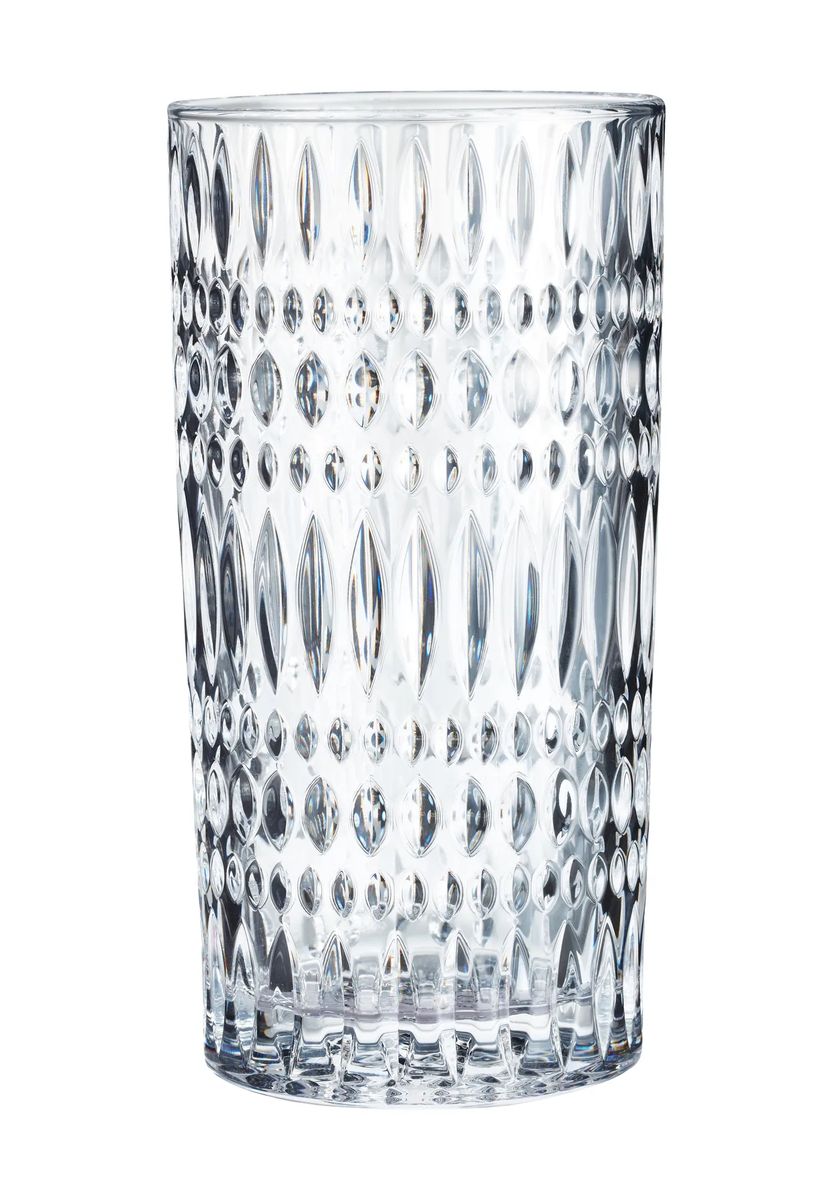 Nachtmann Longdrinkglas "Ethno", 4er-Set, transparent