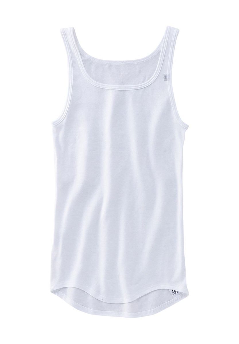 Klassisches geripptes Unterhemd ohne Ärmel