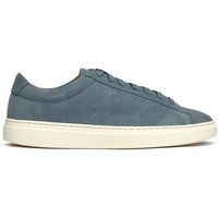 Blaue Wildleder-Sneakers