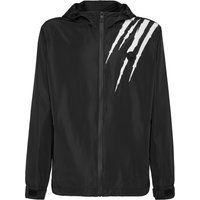 Leichte Kapuzenjacke mit Scratch-Grafik