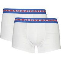 Herren Weiße Boxershorts Doppelpackung