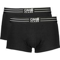 Klassische schwarze Boxershorts im Doppelpack