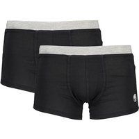 Herren einfarbige schwarze Boxershorts