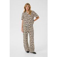 Leopardenmuster Kurzarm Hemd Set