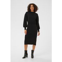 Elegantes Strick-Midikleid mit Ärmeln