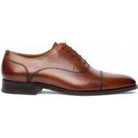Herren Oxford Schuhe aus braunem Leder