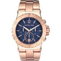 Runde Chronographenuhr mit Edelstahlarmband