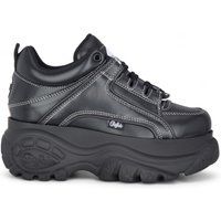 Schwarzer Klobiger Plateau-Fashion-Sneaker