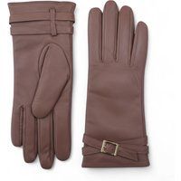Damenlederhandschuhe mit Schnallendetail