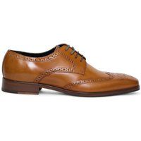 Klassischer hellbrauner Leder Brogue Oxford
