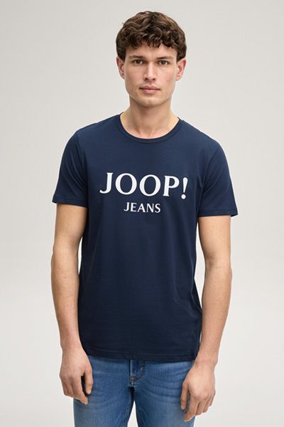 Joop! Jeans Alex marineblaues T-Shirt mit Logo-Print