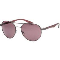 Calvin Klein - Pilotenjacke-Sonnenbrille für Damen, Matt (Pink/Metall-Grau)