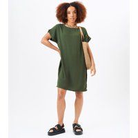 Locker geschnittenes T-Shirt-Kleid mit Taschen