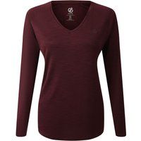 Damen V-Ausschnitt Langarmshirt