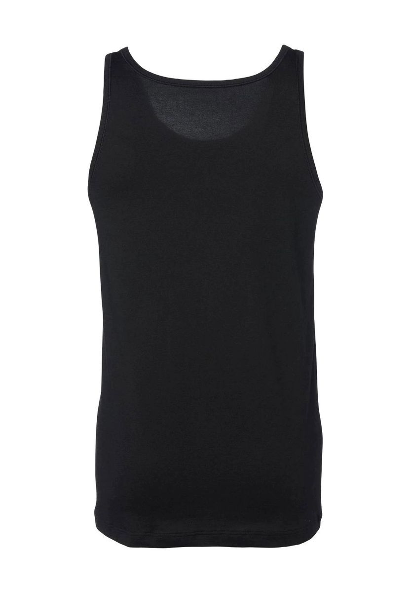 Klassisches schwarzes Unterhemd mit breiten Trägern