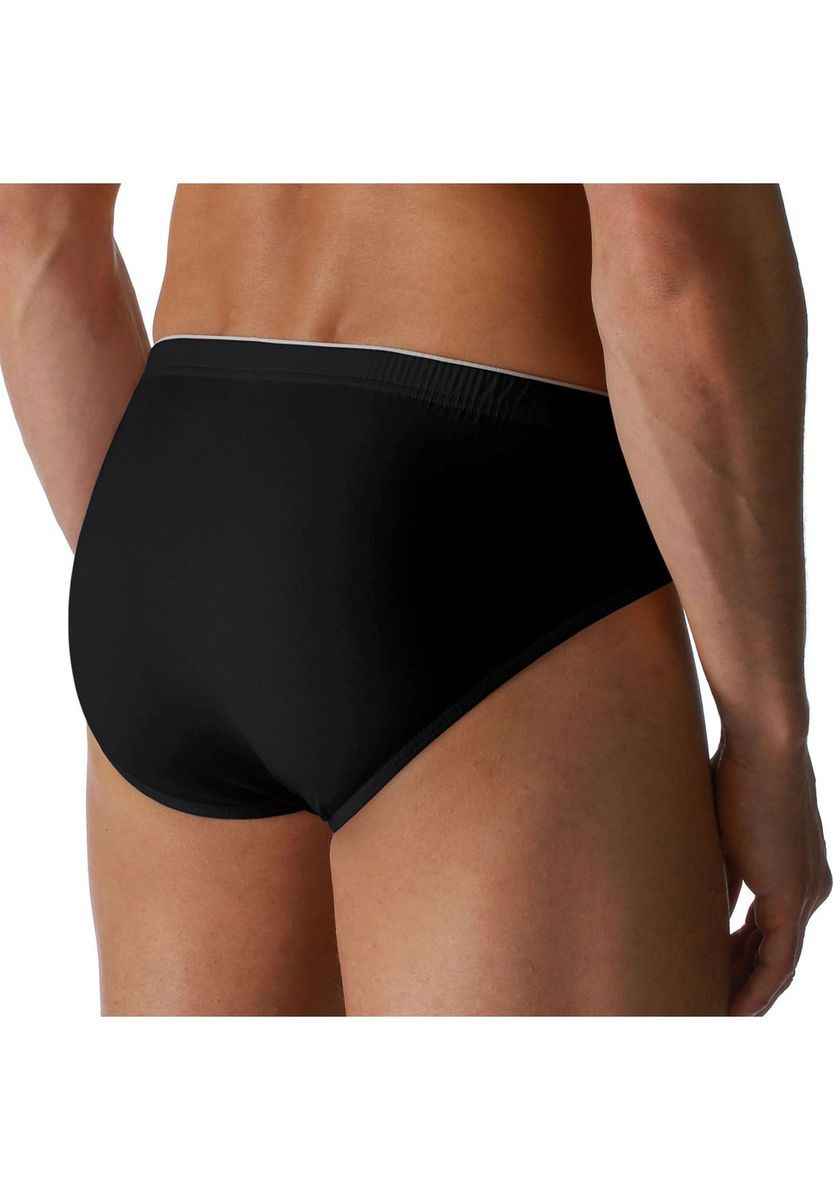 Klassische, einfarbige, schwarze Slips