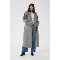Oversized Maxi-Mantel aus Wollmischung
