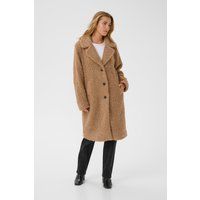 Oversized Teddy Mantel mit Reverskragen
