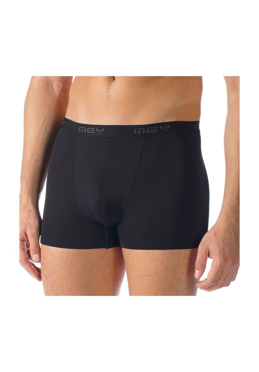 Schwarze Stretch-Baumwoll-Boxershorts für Herren