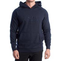 Klassischer Kapuzenpullover mit geprägtem Logo