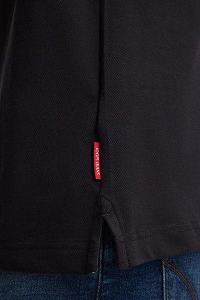 Joop Jeans Schwarzes Baumwoll-Poloshirt Kurzarm für Herren