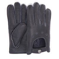 Lederhandschuhe mit Shearling-Futter