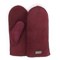 Winterhandschuhe aus Wildleder-Shearling