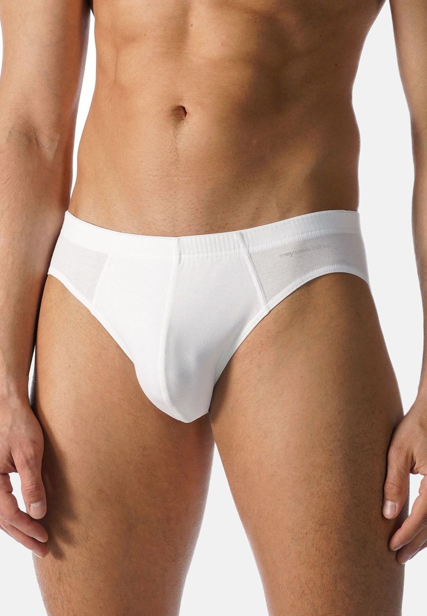 Klassischer weißer Baumwollslip