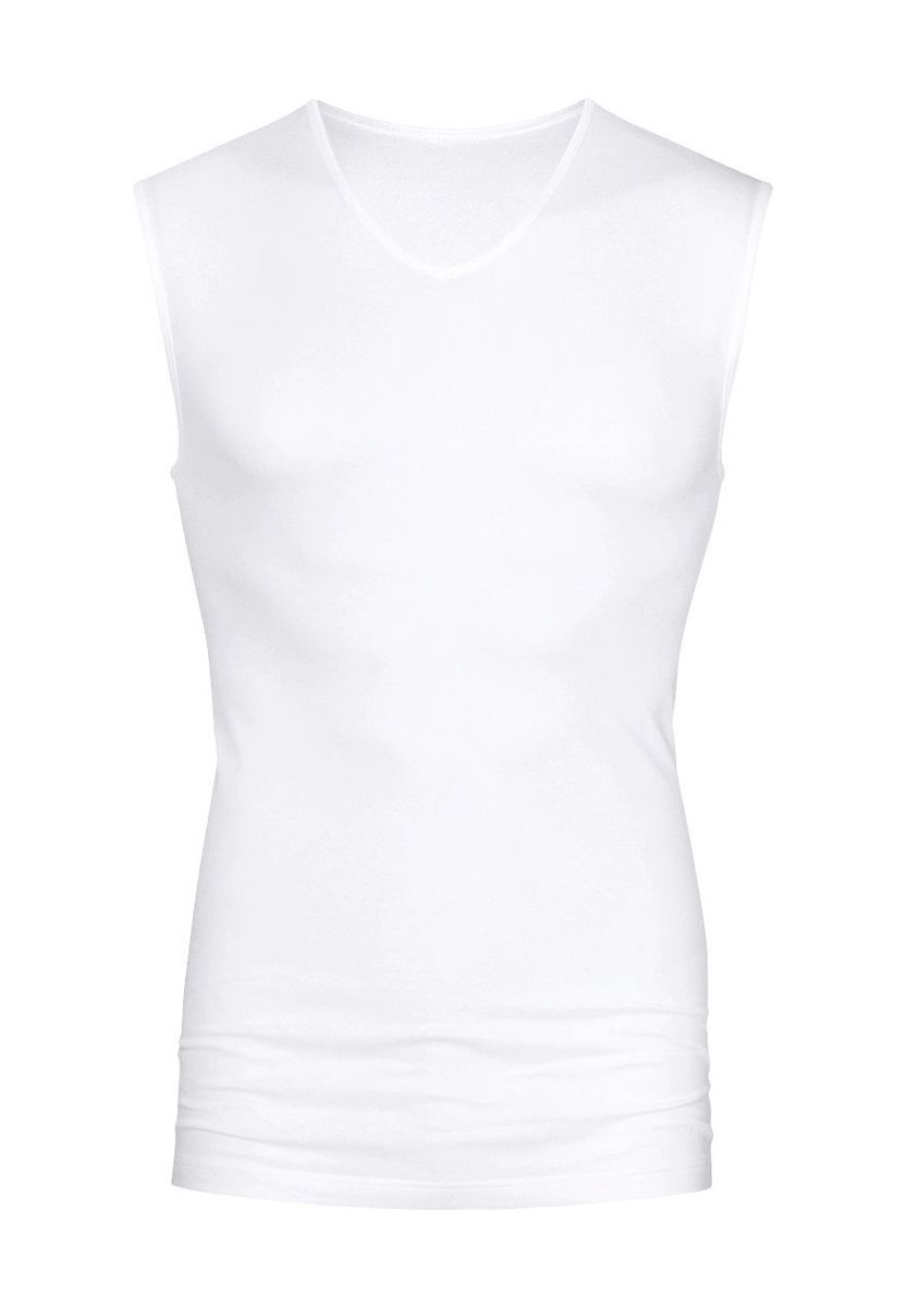 Herren Uni V-Ausschnitt Unterhemd