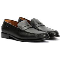 Ben Sherman Hester Leder Herren Schwarze Loafer