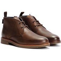 Ben Sherman Walker Chukka Leder Herren Braune Stiefel