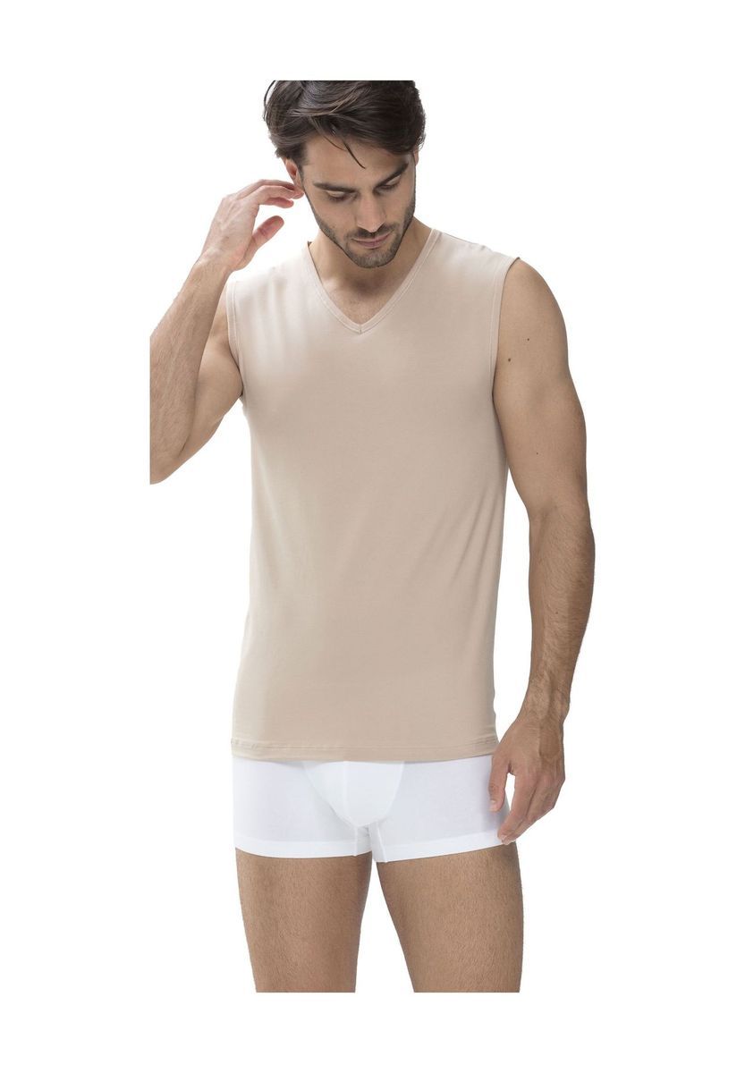 Ärmelloses V-Ausschnitt Unterhemd