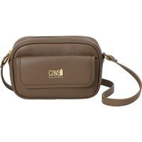Strukturierte Schultertasche mit Vordertasche