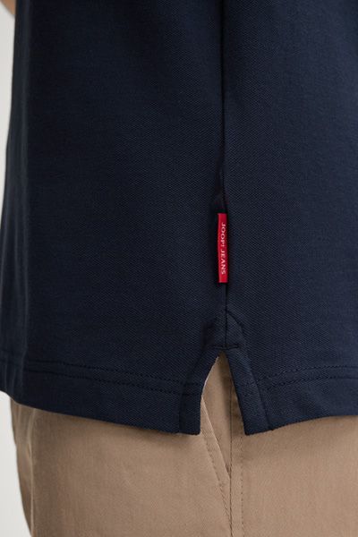 Joop! Beeke Dunkelblaues Poloshirt Klassisch Slim Fit