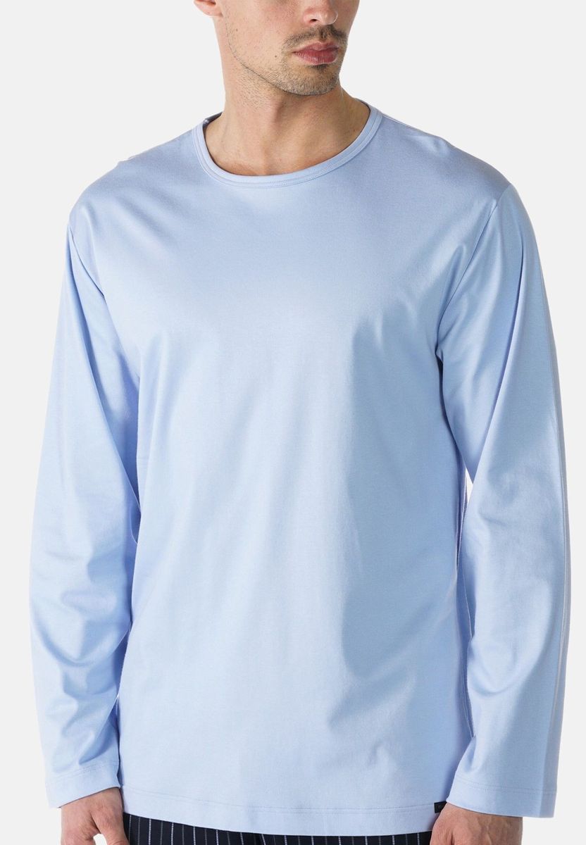 Basic Lounge Langarmshirt für Herren