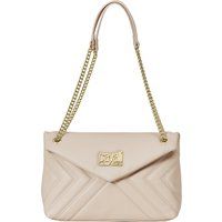 Elegante Gesteppte Schultertasche mit Kettenriemen