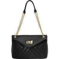 Elegante Gesteppte Schultertasche mit Kettenriemen