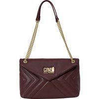Elegante Gesteppte Schultertasche mit Kettenriemen