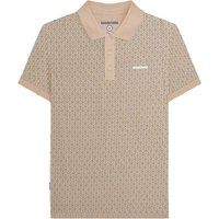 Polo-Shirt mit geometrischem Muster aus Baumwolle