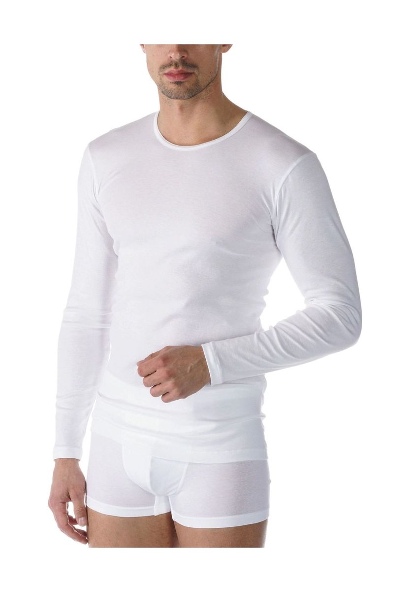 Lässiges Baumwoll-Langarmshirt