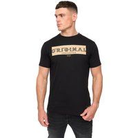 Crosshatch - "Kratmoss" T-Shirt für Herren (Schwarz)